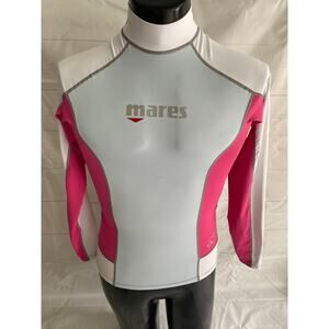 Mares Women's Trilastic Pink Long Sleeve Rashguard - Size 10